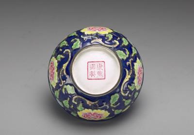 图片[3]-Silver lidded bowl with Western lotuses in painted enamels, Qing dynasty, Kangxi reign (1662-1722)-China Archive